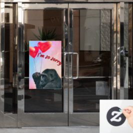 "I'm so sorry" ウィンドウサイン