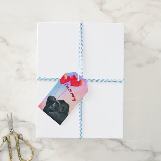 "I'm so sorry" ギフトタグ (より糸付き)