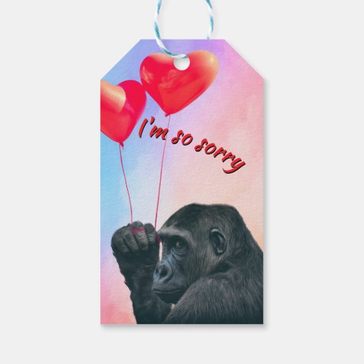 "I'm so sorry" ギフトタグ (裏面)