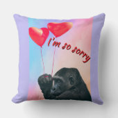 "I'm so sorry" クッション (正面)