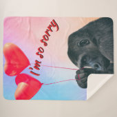 "I'm so sorry" シェルパブランケット (正面(横))