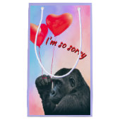 "I'm so sorry" スモールペーパーバッグ (正面)