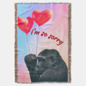 "I'm so sorry" スローブランケット (正面縦)