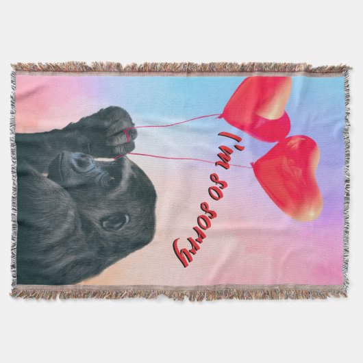 "I'm so sorry" スローブランケット (正面)