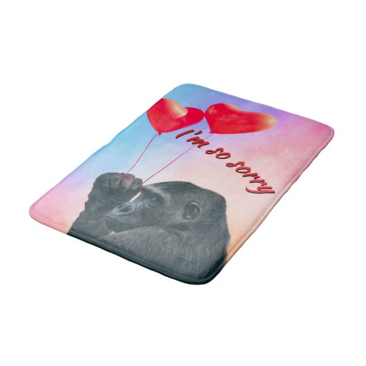 "I'm so sorry" バスマット (アングル)