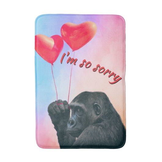 "I'm so sorry" バスマット (正面縦)