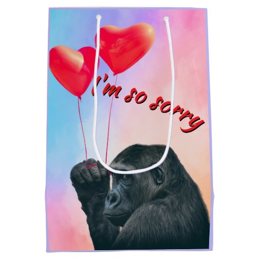 "I'm so sorry" ミディアムペーパーバッグ (裏面)