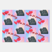 "I'm so sorry" ラッピングペーパーシート (正面3)