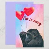 "I'm so sorry" Papiervel (正面/裏面)