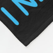 I'm So Sweet I Need Insulin Diabetes Awareness Cat フリースブランケット (角)