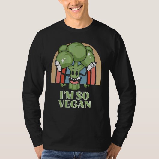 Im So Vegan Broccoli  Vegetable Food Broccoli Tシャツ (正面)