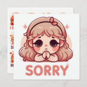 I'm Sorry  シーズンカード (正面/裏面)