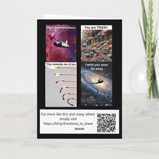 I'm sorry...banana skin カード (裏面)