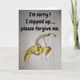 I'm sorry...banana skin  card カード