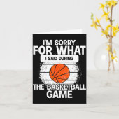 I'm Sorry For What I Said During The Basketball Ga カード (黄色い花)