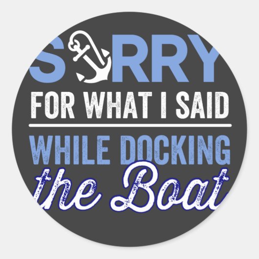 im sorry for what i said while i was docking ラウンドシール (正面)