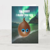 I'm sorry I made you cry. カード (正面)
