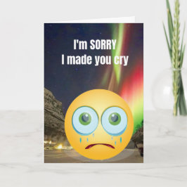I'm sorry I made you cry. カード
