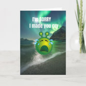 I'm sorry I made you cry. カード (正面)