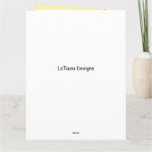 I'm Sorry Little Chicken Belated Birthday Blue カード (裏面)