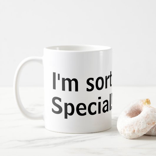 I'm Sort of very Special! Mug コーヒーマグカップ (ドーナツ)