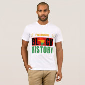 I'm Speaking Black History Month Pan-African Map  Tシャツ (正面フル)