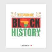 I'm Speaking Black History Month Teacher  シール (シート)