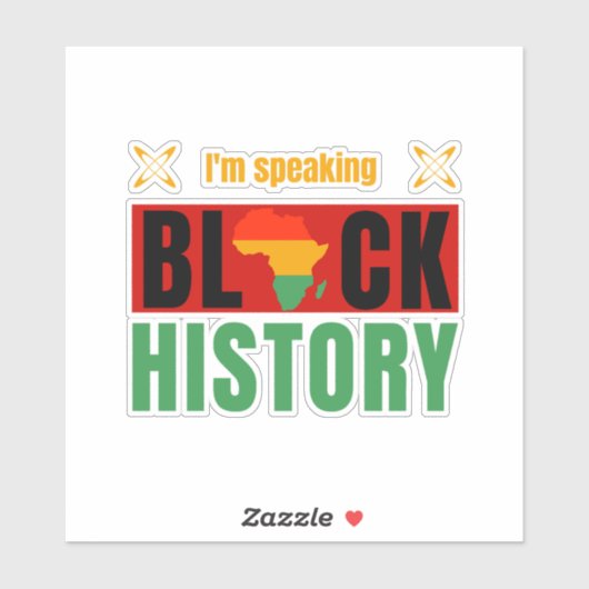 I'm Speaking Black History Month Teacher シール (シート)