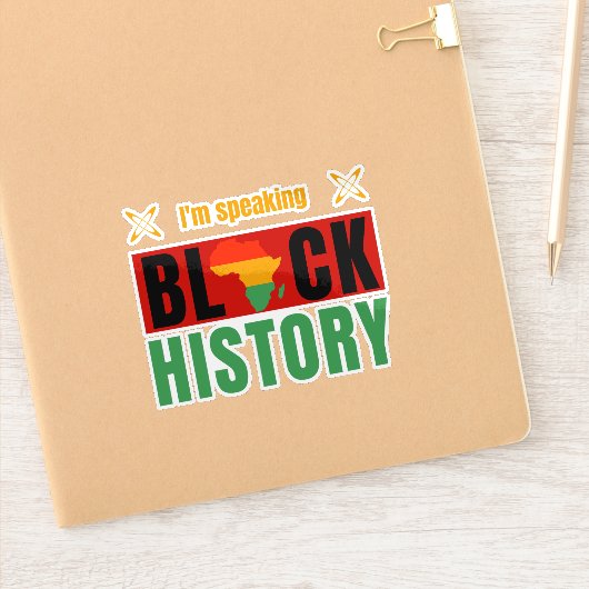 I'm Speaking Black History Month Teacher  シール (ノートブック)