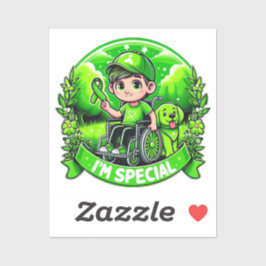 🌟 I'm Special – 脳性まひ認識度デザイン シール