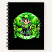 🌟 I'm Special – 脳性まひ認識度デザイン ノートブック (正面)