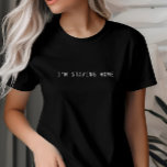 I'm staying Home, Introvert, Homebody, Minimalist Tシャツ<br><div class="desc">私は家のTシャツを着ている。内向的な人に素晴らしい贈り物をする。</div>