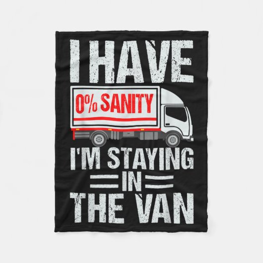 I'm Staying In Tha Van Funny Phasmophobia Gamer Me フリースブランケット (正面)