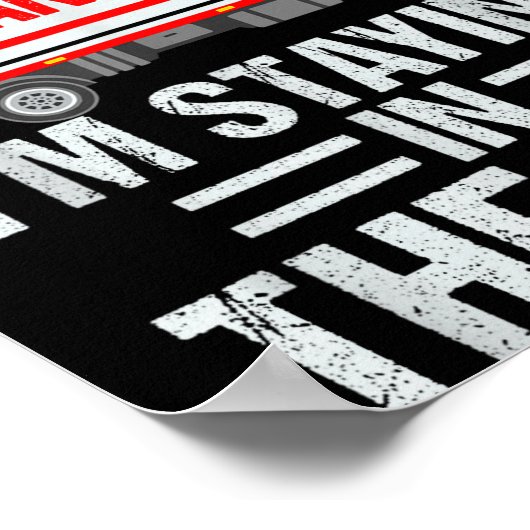 I'm Staying In Tha Van Funny Phasmophobia Gamer Me ポスター (角)