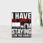 I'm Staying In Tha Van Funny Phasmophobia Gamer Wo カード (正面)