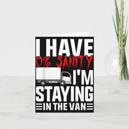 I'm Staying In Tha Van Funny Phasmophobia Gamer Wo カード (正面)