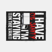 I'm Staying In Tha Van Funny Phasmophobia Gamer Wo フリースブランケット (正面(横))