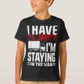 I'm Staying In Tha Van Funny Phasmophobia Gamer Wo Tシャツ (正面)