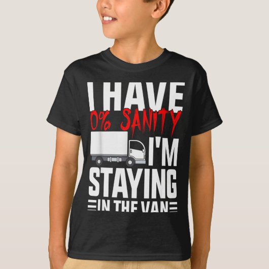 I'm Staying In Tha Van Funny Phasmophobia Gamer Wo Tシャツ (正面)