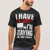 I'm Staying In Tha Van Funny Phasmophobia Gamer Wo Tシャツ (正面)