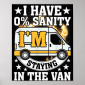 I'm Staying In Tha Van Funny Phasmophobia Women Ma ポスター (正面)