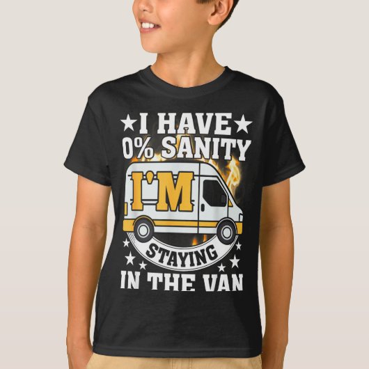 I'm Staying In Tha Van Funny Phasmophobia Women Ma Tシャツ (正面)