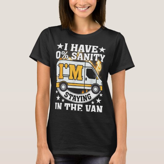 I'm Staying In Tha Van Funny Phasmophobia Women Ma Tシャツ (正面)