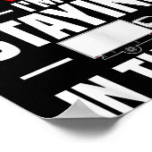 I'm Staying In Tha Van Funny Phasmophobia Women's  ポスター (角)