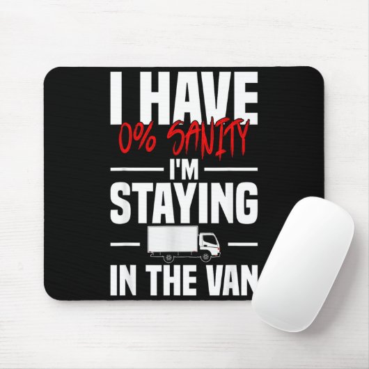 I'm Staying In Tha Van Funny Phasmophobia Women's  マウスパッド (マウス)