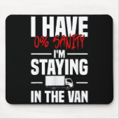 I'm Staying In Tha Van Funny Phasmophobia Women's  マウスパッド (正面)