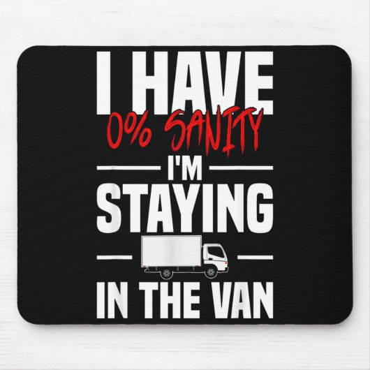 I'm Staying In Tha Van Funny Phasmophobia Women's  マウスパッド (正面)