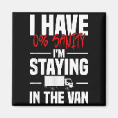 I'm Staying In Tha Van Funny Phasmophobia Women's  マグネット (正面)