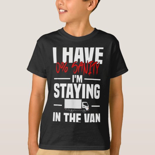 I'm Staying In Tha Van Funny Phasmophobia Women's  Tシャツ (正面)