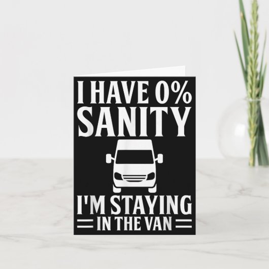 I'm Staying In Tha Van Phasmophobia Funny Drivers  カード (正面)